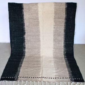 Kilim beige noir