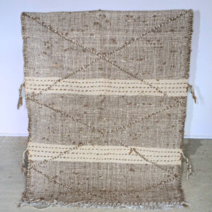 Kilim laine beige écru